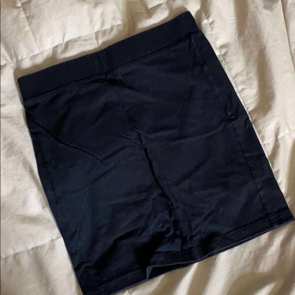 Forever 21 black mini skirt polyester cotton